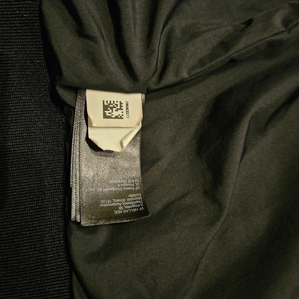 The North Face Insulated Bomber Jacket Gray Black Mens Large Full Zip Coat